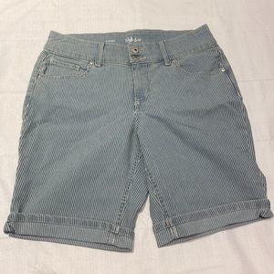 NEWLY REDUCED🥰 Style & Co Striped Bermuda Shorts